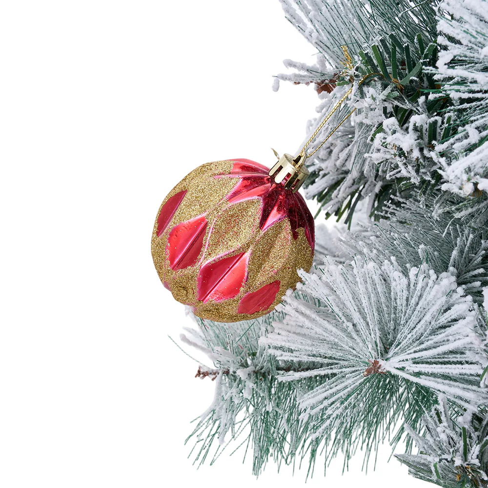 Lifeideas 2-Pack Artificial Christmas Trees with LED Lights and Decorations - Image 4
