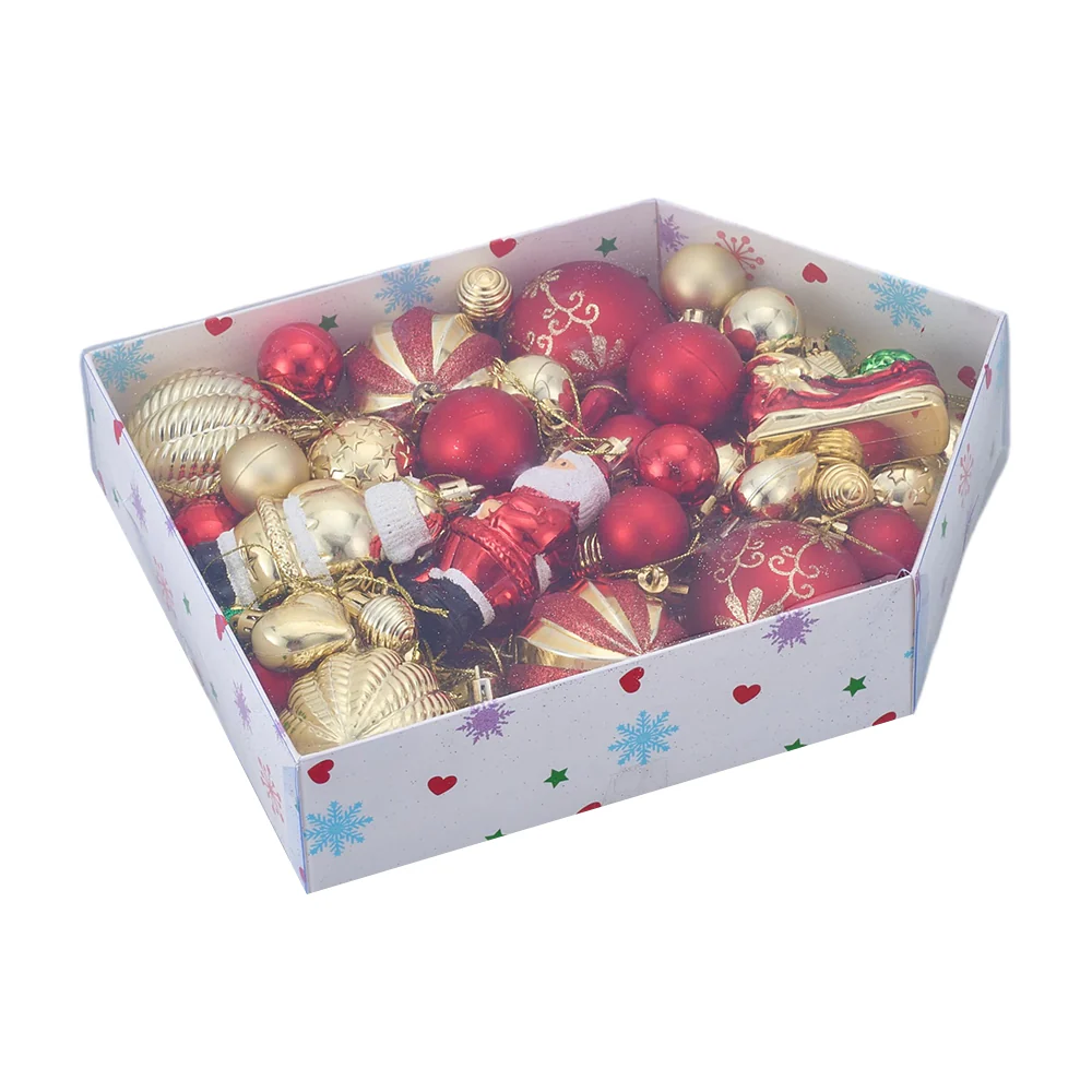 Lifeideas 72-Piece Christmas Ornaments Set For Tree Decorations - Image 3