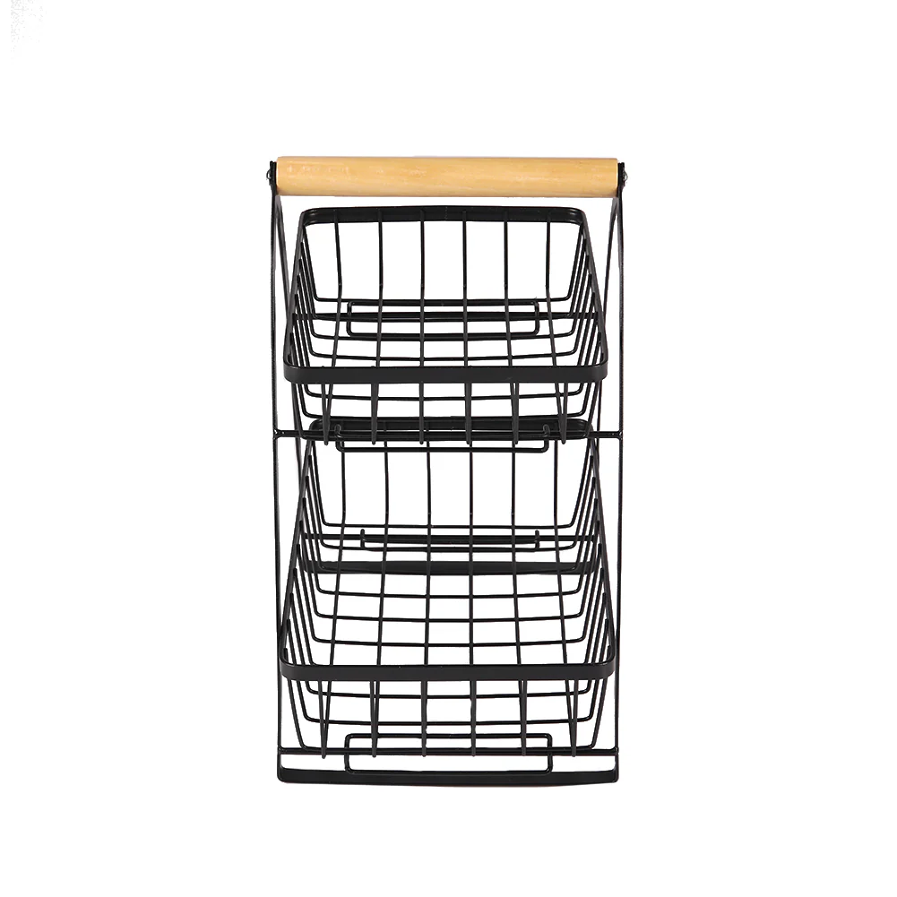 Lifeideas 2-Tier Removable Fruit and Vegetable Basket - Image 5