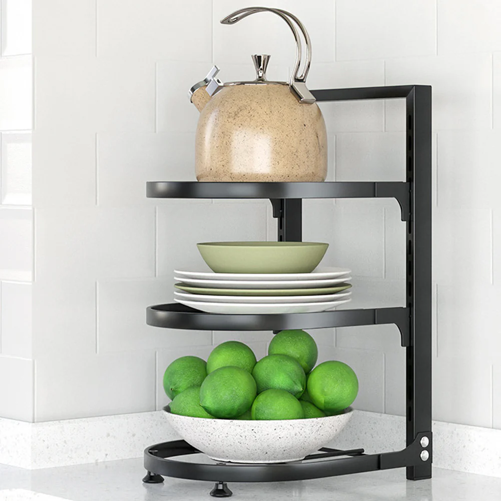 Lifeideas 3-Tier Adjustable Kitchen Organiser Rack for Pot Pan - Image 2