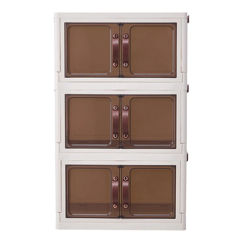 Lifeideas 3-Tier Double-door Desk Organizer Storage Box - Image 3