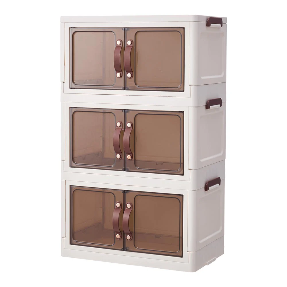 Lifeideas 3-Tier Double-door Desk Organizer Storage Box - Image 4