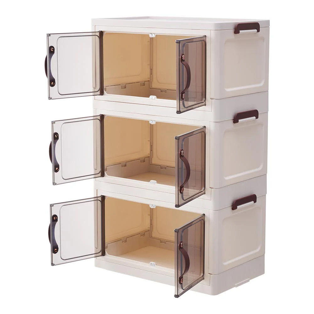 Lifeideas 3-Tier Double-door Desk Organizer Storage Box - Image 5