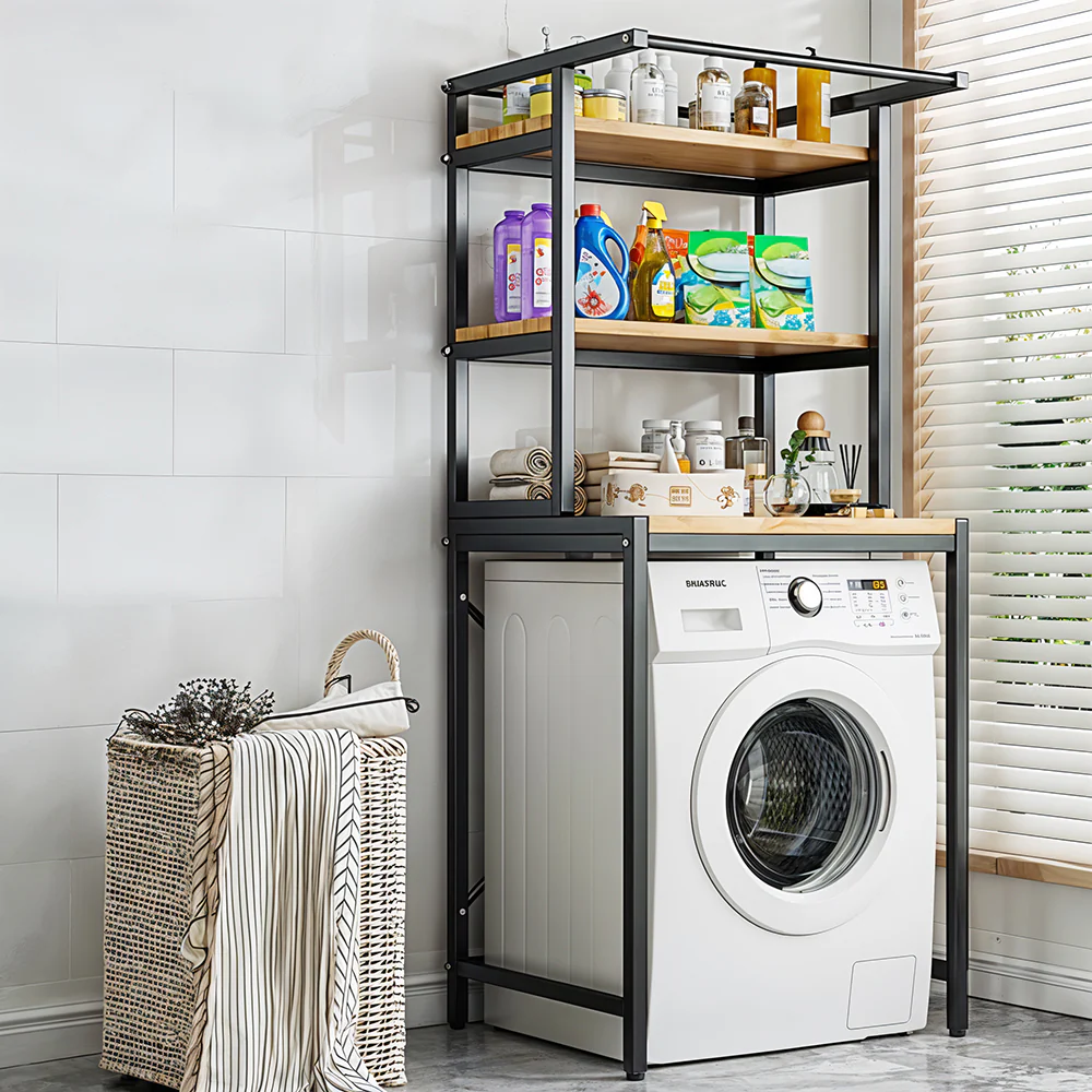 Lifeideas 3-Tier Over-The-Washer Storage Shelf - Image 2