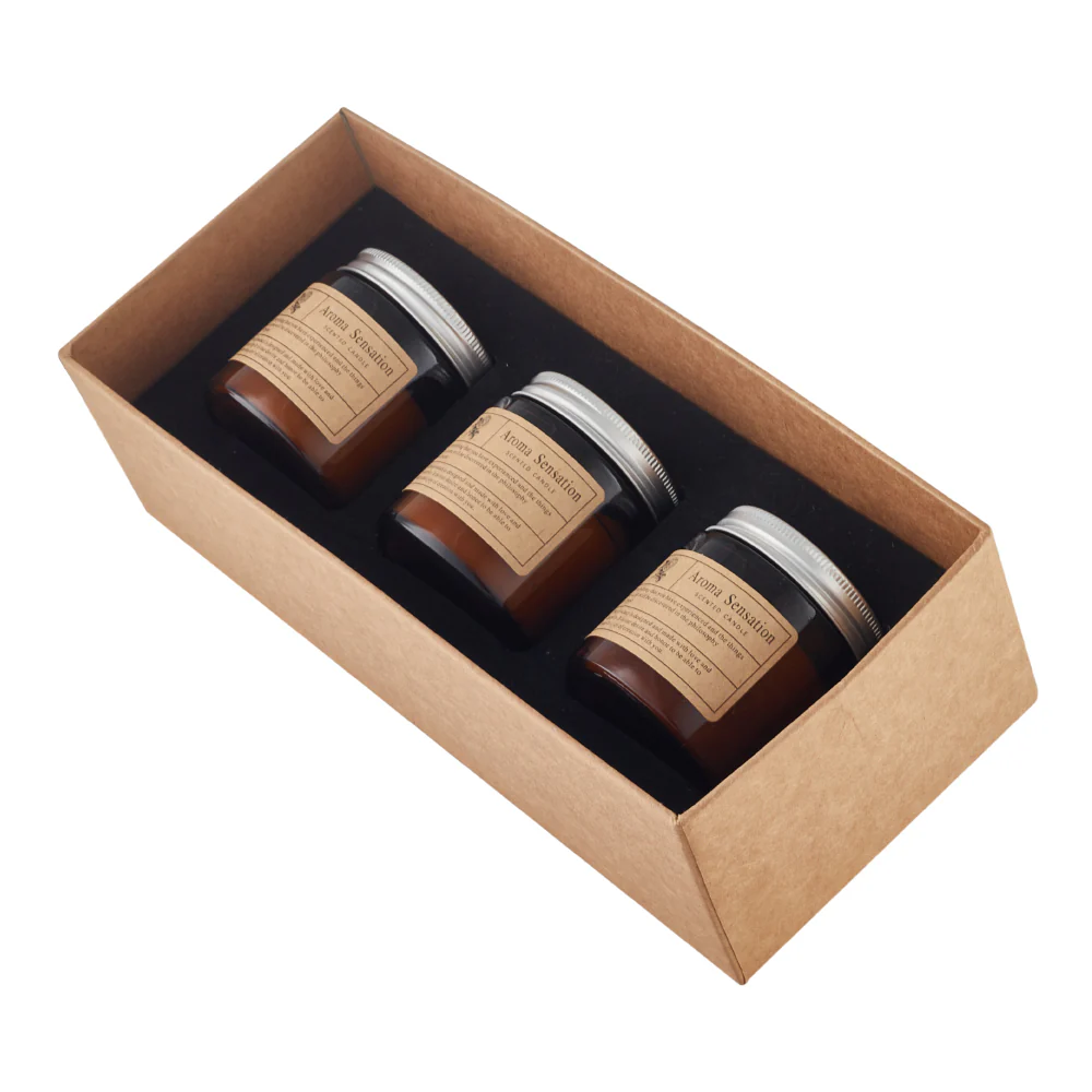 Lifeideas 3Pcs Natural Soy Wax Scented Candle Set - Image 3