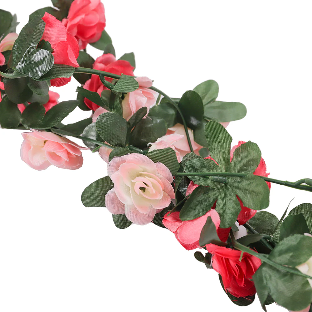 Lifeideas 4 Pack Artificial Flower Fake Silk Peony Hanging Vine Garland - Image 6