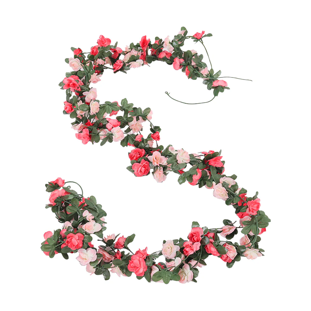Lifeideas 4 Pack Artificial Flower Fake Silk Peony Hanging Vine Garland - Image 7