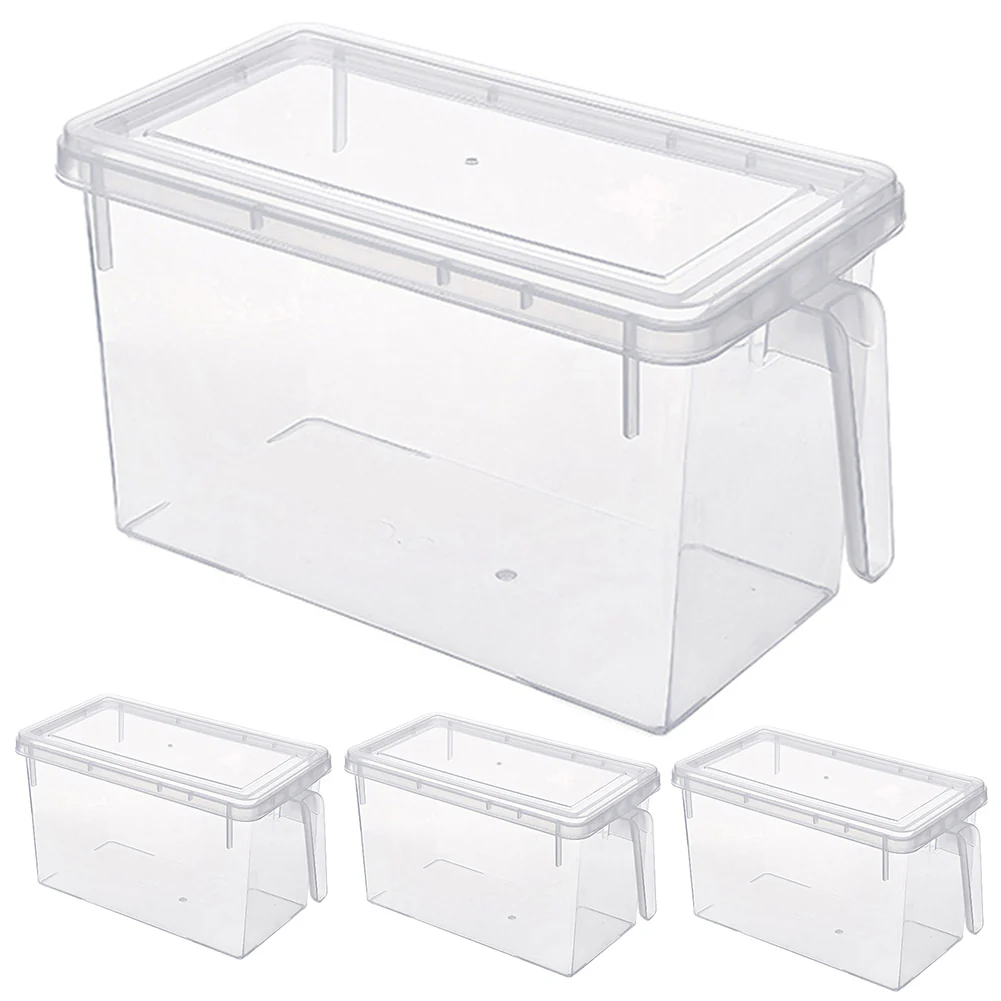 Lifeideas 4Pcs Clear Refrigerator Food Storage Container - Image 6