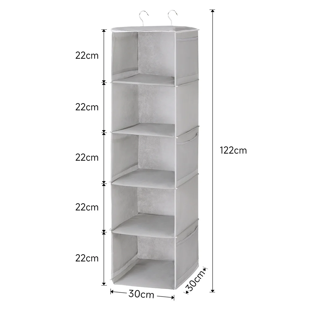 Lifeideas 5-Tier Closet Hanging Organizer - Image 8