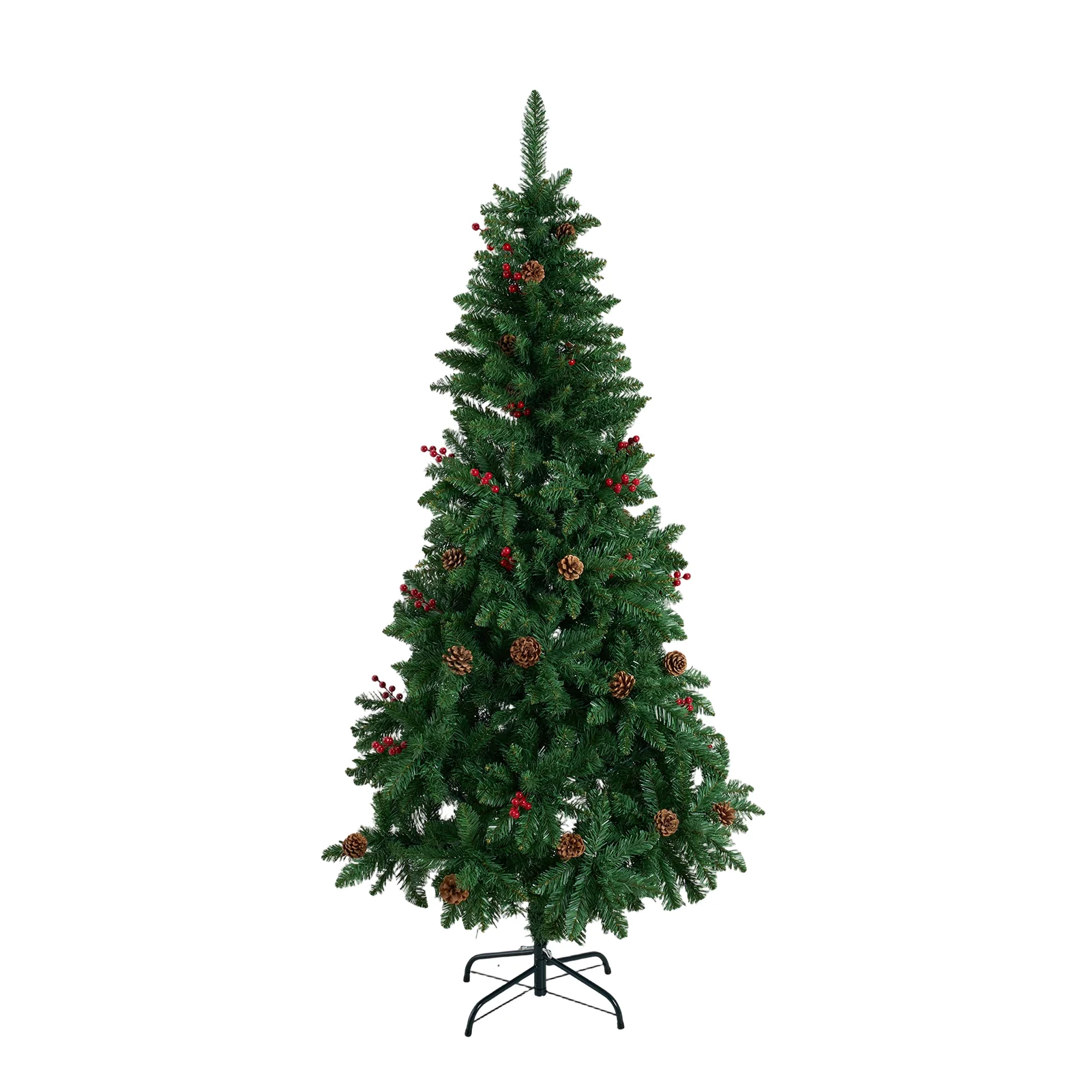 Lifeideas 6FT/1.8M Artificial Christmas Tree with Foldable Metal Stand - Image 3