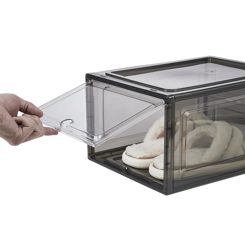 Lifeideas 6Pcs Magnetic Shoe Storage Box Dispaly Case - Image 5