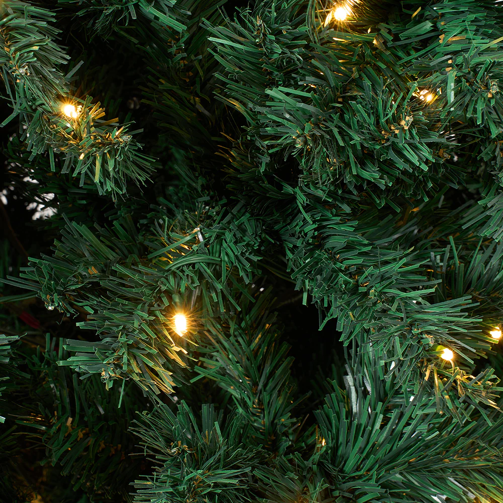 Lifeideas Pre-Lit Artificial Christmas Tree With Sturdy Metal Stand - Image 3