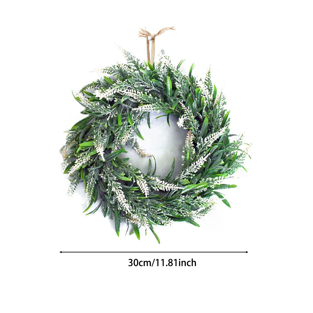 Lifeideas Artificial Lavender Round Door Decoration Wreath - Image 5