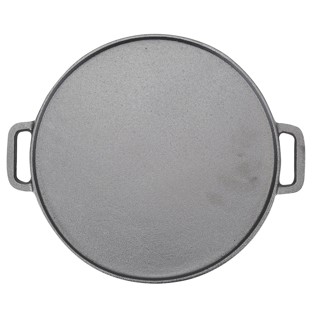 Lifeideas Black Cast Iron Grill Pan with Handles - Image 5