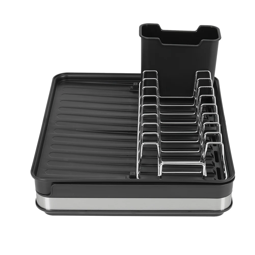 Lifeideas Black Expandable Dish Drying Rack - Image 5