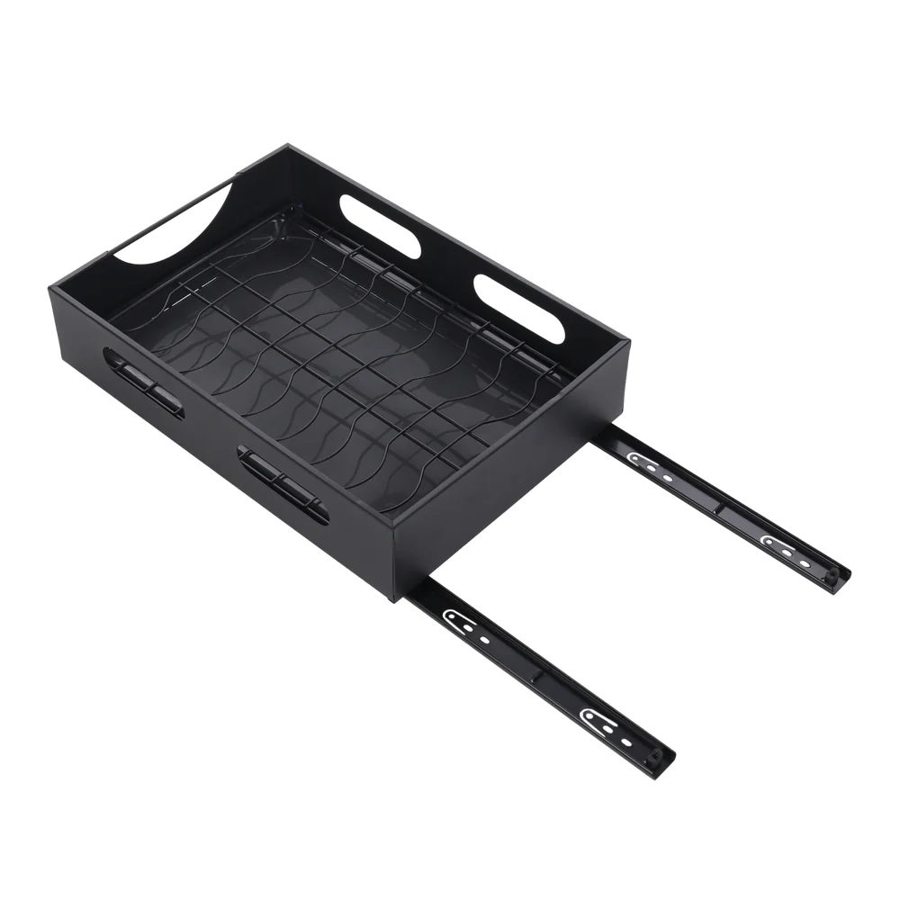 Lifeideas Black Steel Kitchen Cabinet Pull Out - Image 4