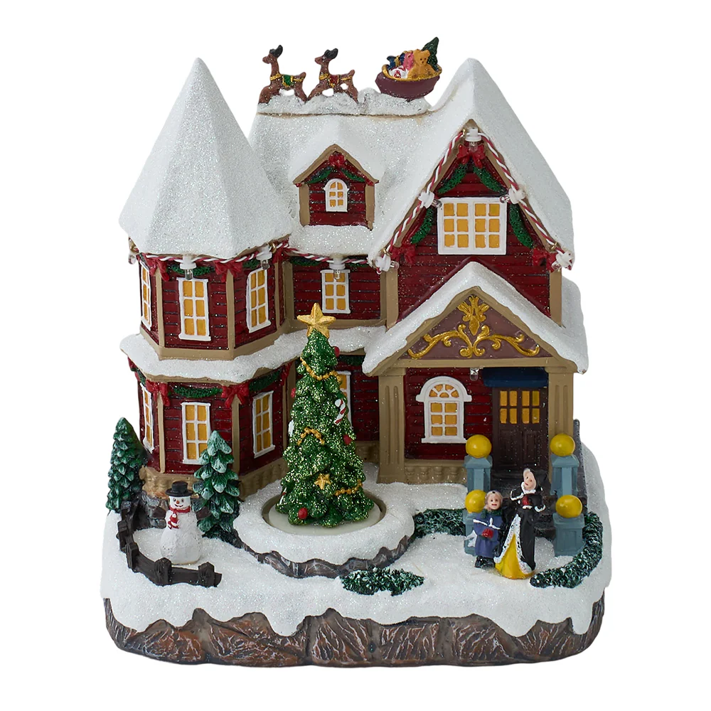Lifeideas Christmas House Music Box Ornaments - Image 3