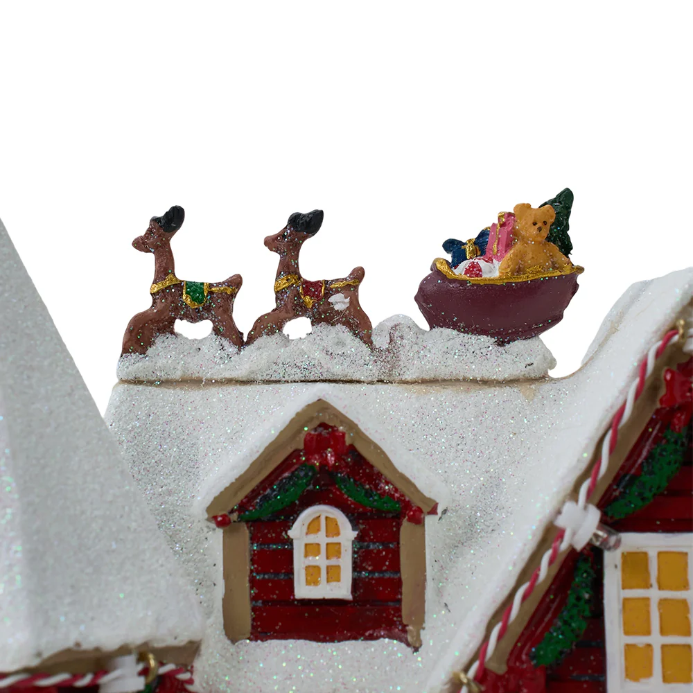 Lifeideas Christmas House Music Box Ornaments - Image 6