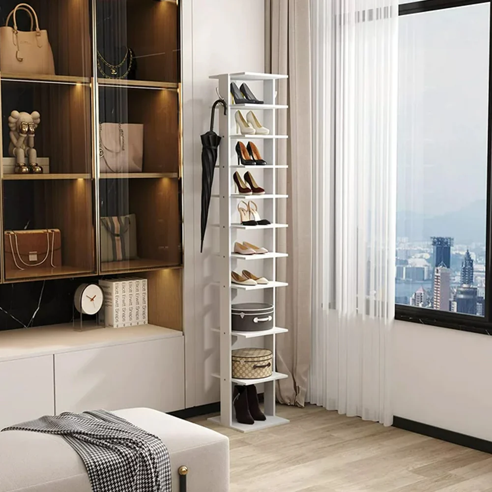 Lifeideas Contemporary 10-Tier Household Space Saving Shoe Rack - Image 2