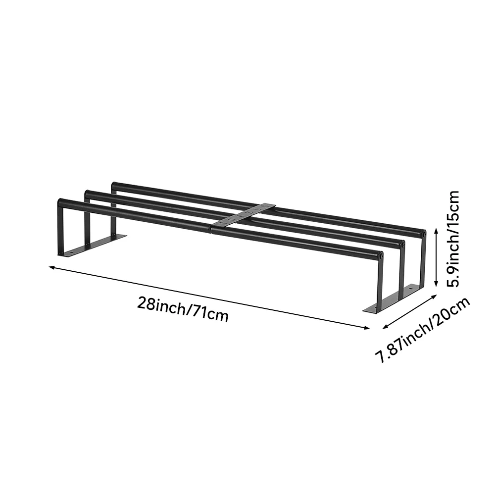 Lifeideas Durable & Chic: Premium Iron Space-Saving Bathroom Wall Mounted Towel Rack - Image 9
