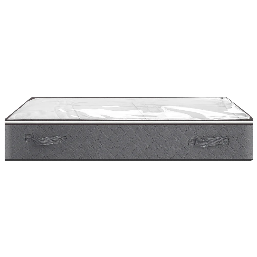 Lifeideas Fabric Clothes Quilt Storage Box with Handles - Image 6