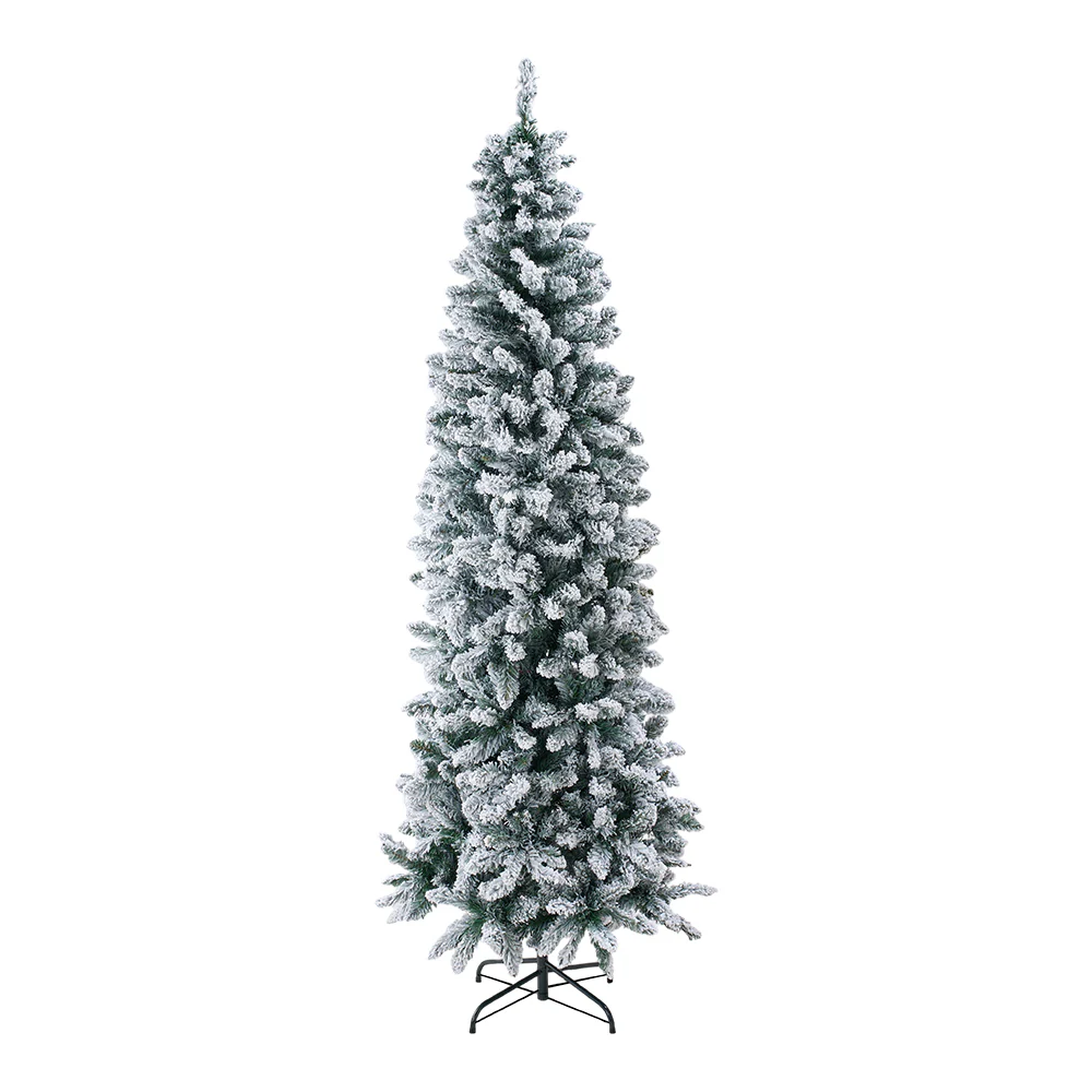 Lifeideas Flocked Christmas Tree with Sturdy X-Frame Stand - Image 4
