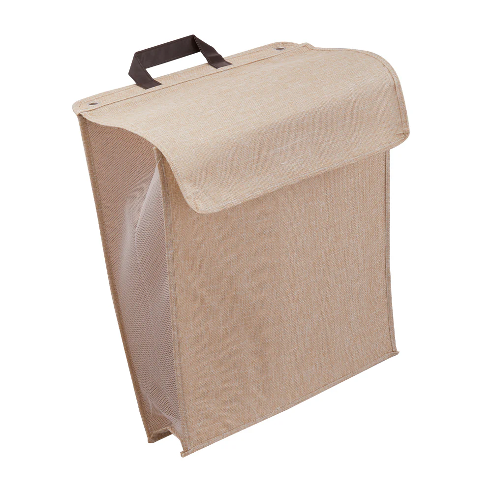 Lifeideas Foldable Medium Beige Laundry Hamper - Image 4