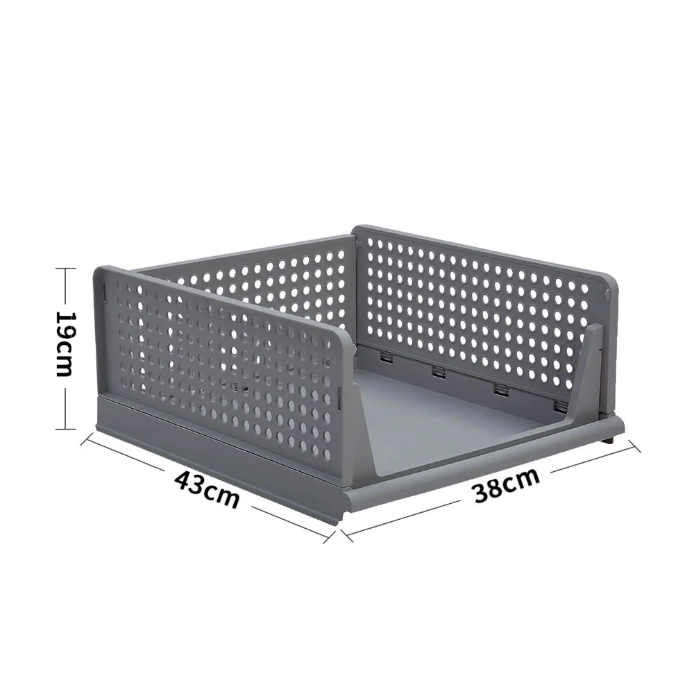 Lifeideas Folding Wardrobe Storage Box Drawer Organizer - Image 9
