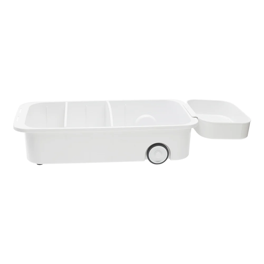 Lifeideas Grey Sliding Storage Basket with Dividers - Image 5