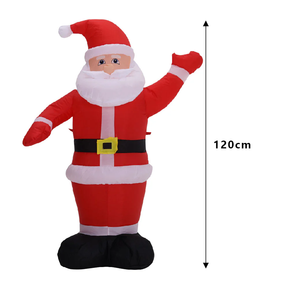 Lifeideas Inflatable Santa Claus Christmas Yard Decoration With LED - Image 2