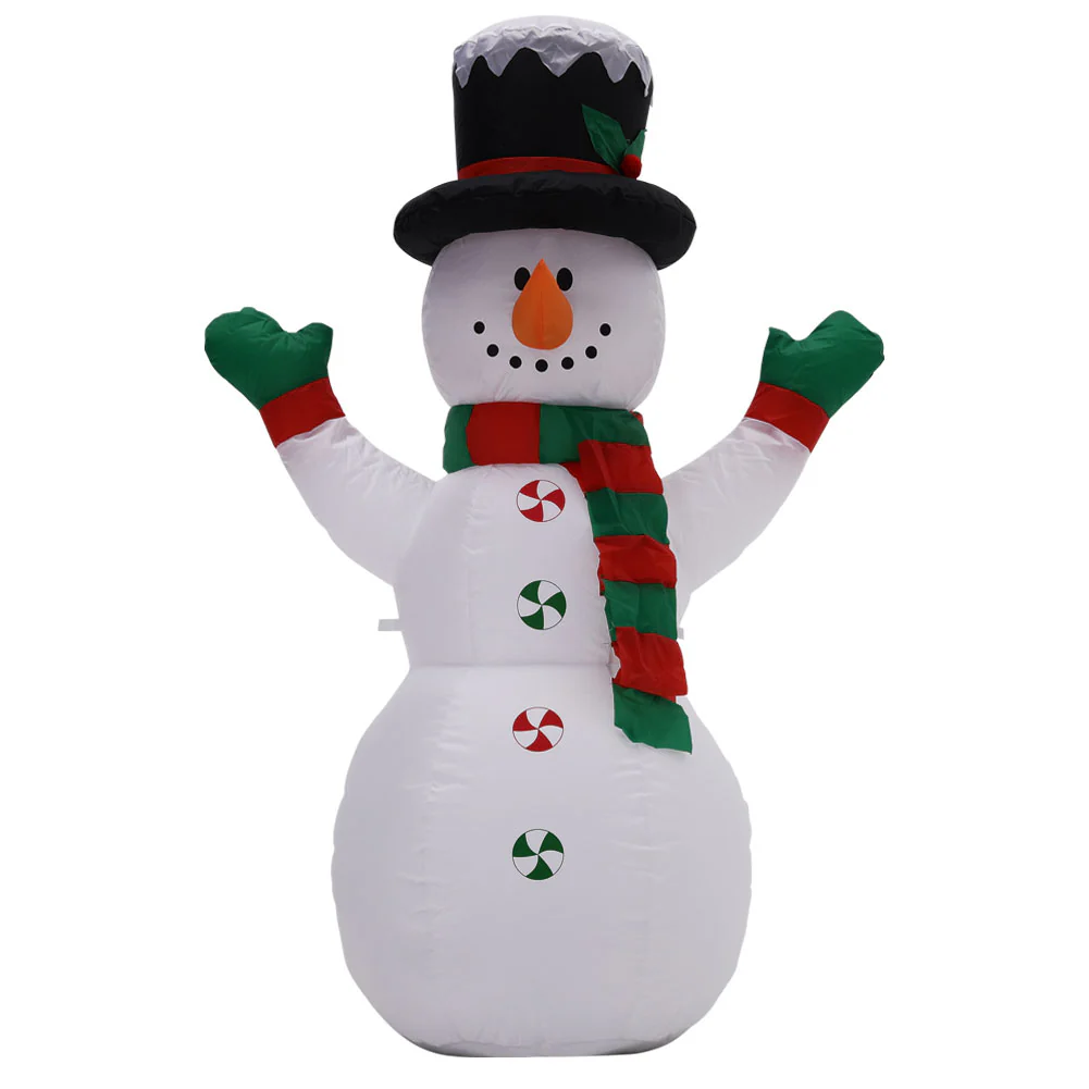 Lifeideas Inflatable Snowman Christmas Yard Decoration With LED
