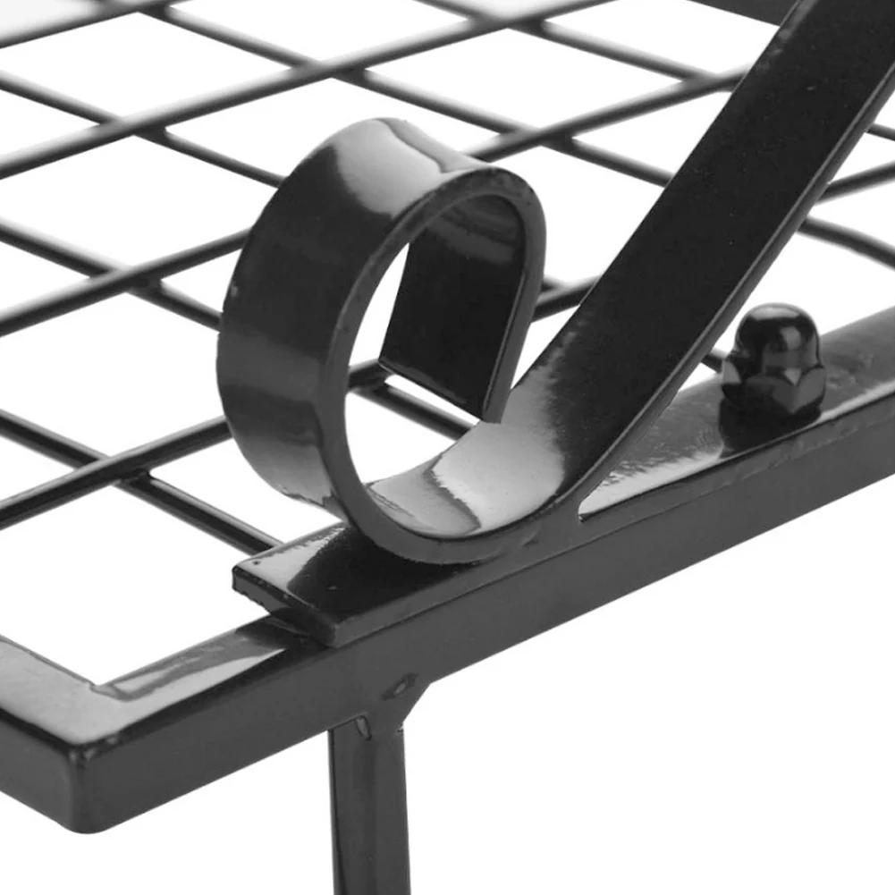 Lifeideas Kitchen Metal Shelves Saucepan Pan Pot Rack Storage Shelf with 10 Hooks Wall Mounted - Image 5