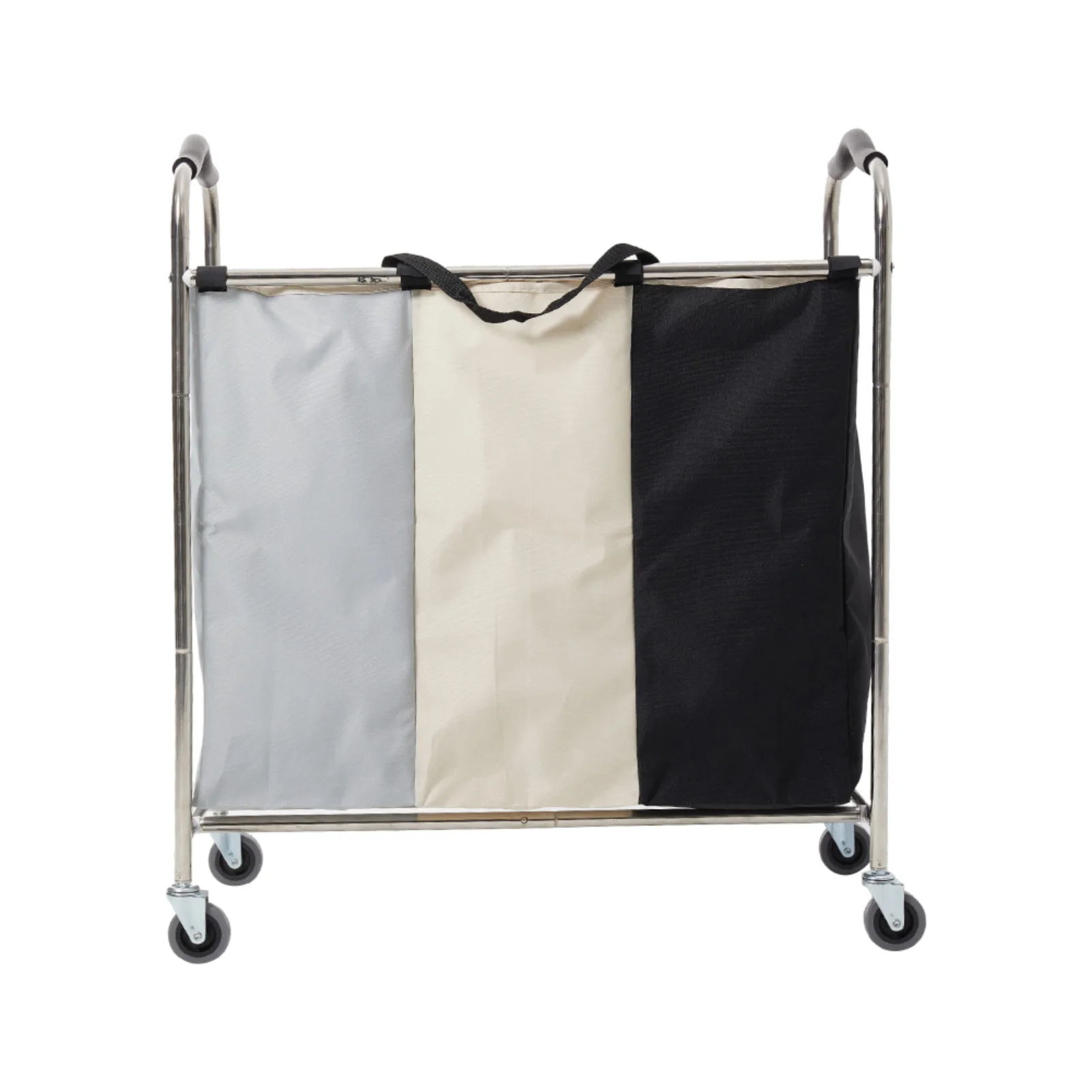 Lifeideas Laundry Storage Basket with Wheels and Handles - Image 4