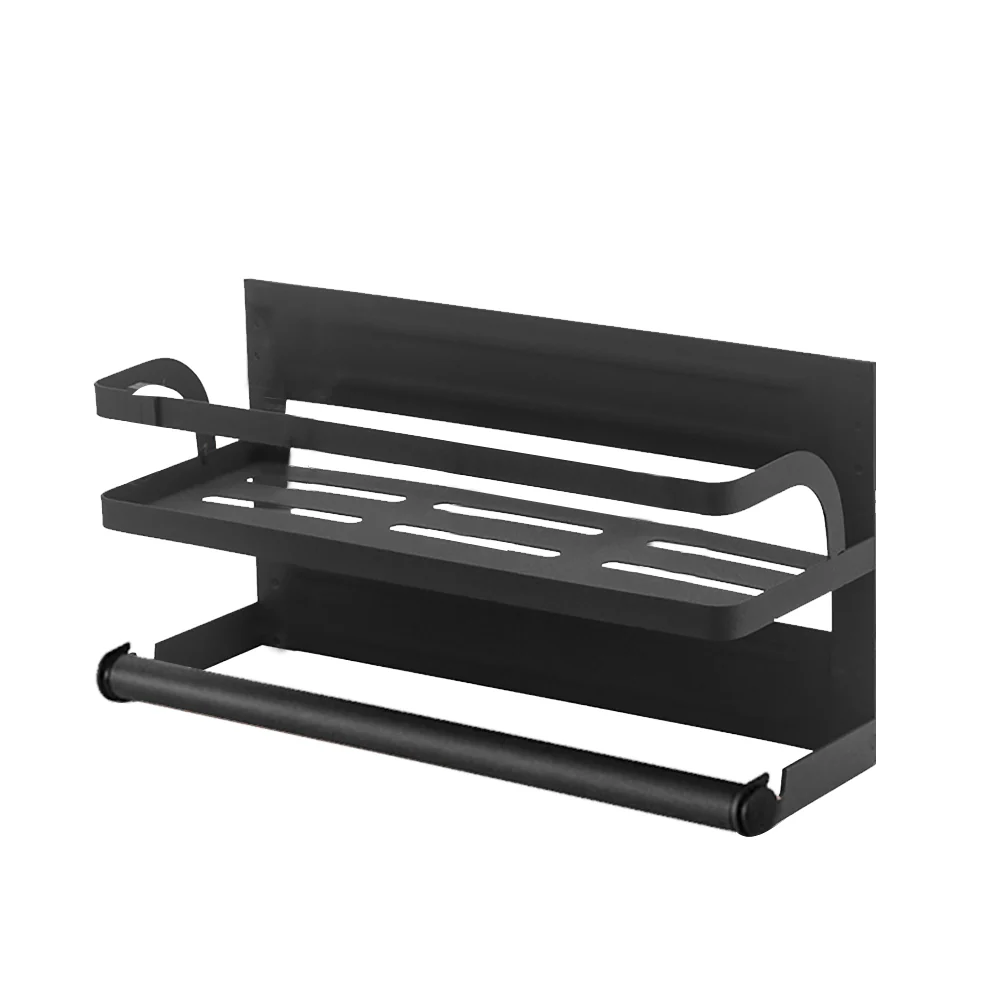 Lifeideas Magnetic Fridge Organizer Metal Kitchen Rack