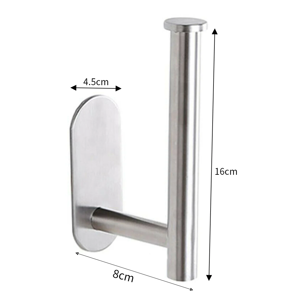 Lifeideas Modern Wall Mounted Stainless Steel Toilet Paper Roll Holder for Bathroom - Image 4