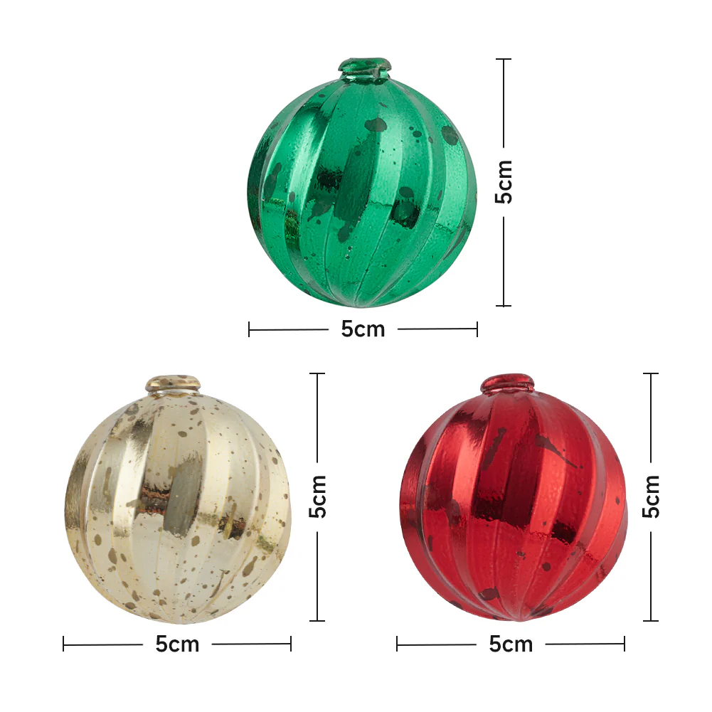 Lifeideas Multicoloured Christmas Ball Ornament String Lights Battery Powered - Image 7