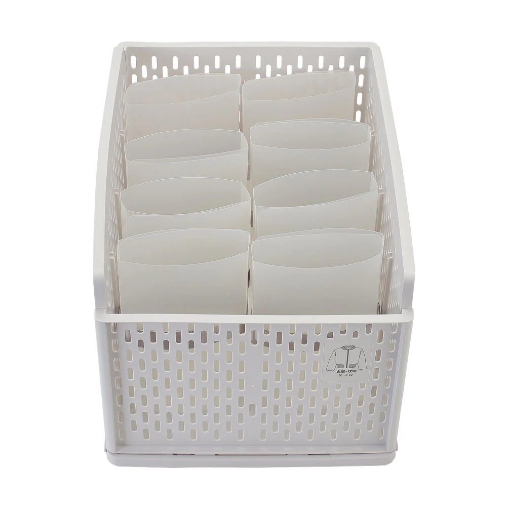 Lifeideas Plastic Stackable Clothes Storage Basket Drawer Organizer - Image 4