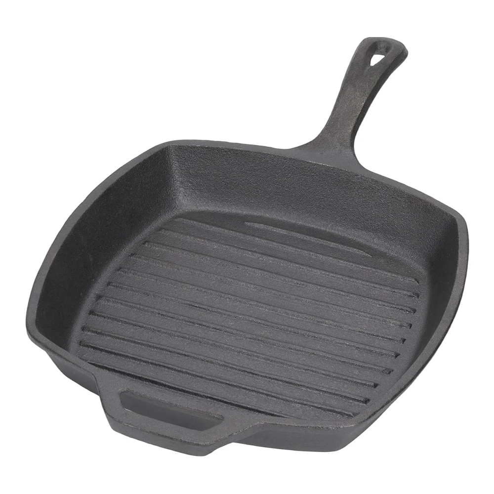Lifeideas Rectangular Cast Iron Grill Pan - Image 6