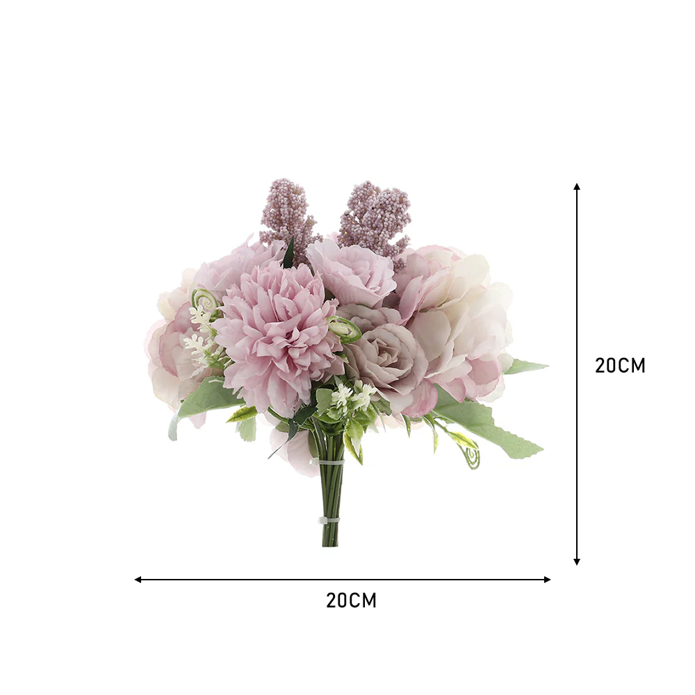 Lifeideas Romantic Artificial Bouquet for Home Wedding Decoration - Image 5