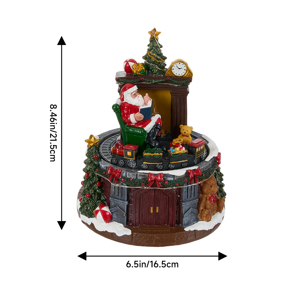 Lifeideas Santa Claus Music Box Ornament - Image 10