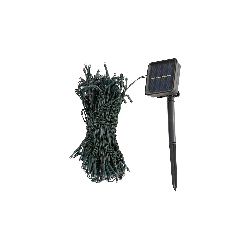 Lifeideas Set of 4 Solar-Powered Artificial Christmas Tree Decorations with String Light - Image 4