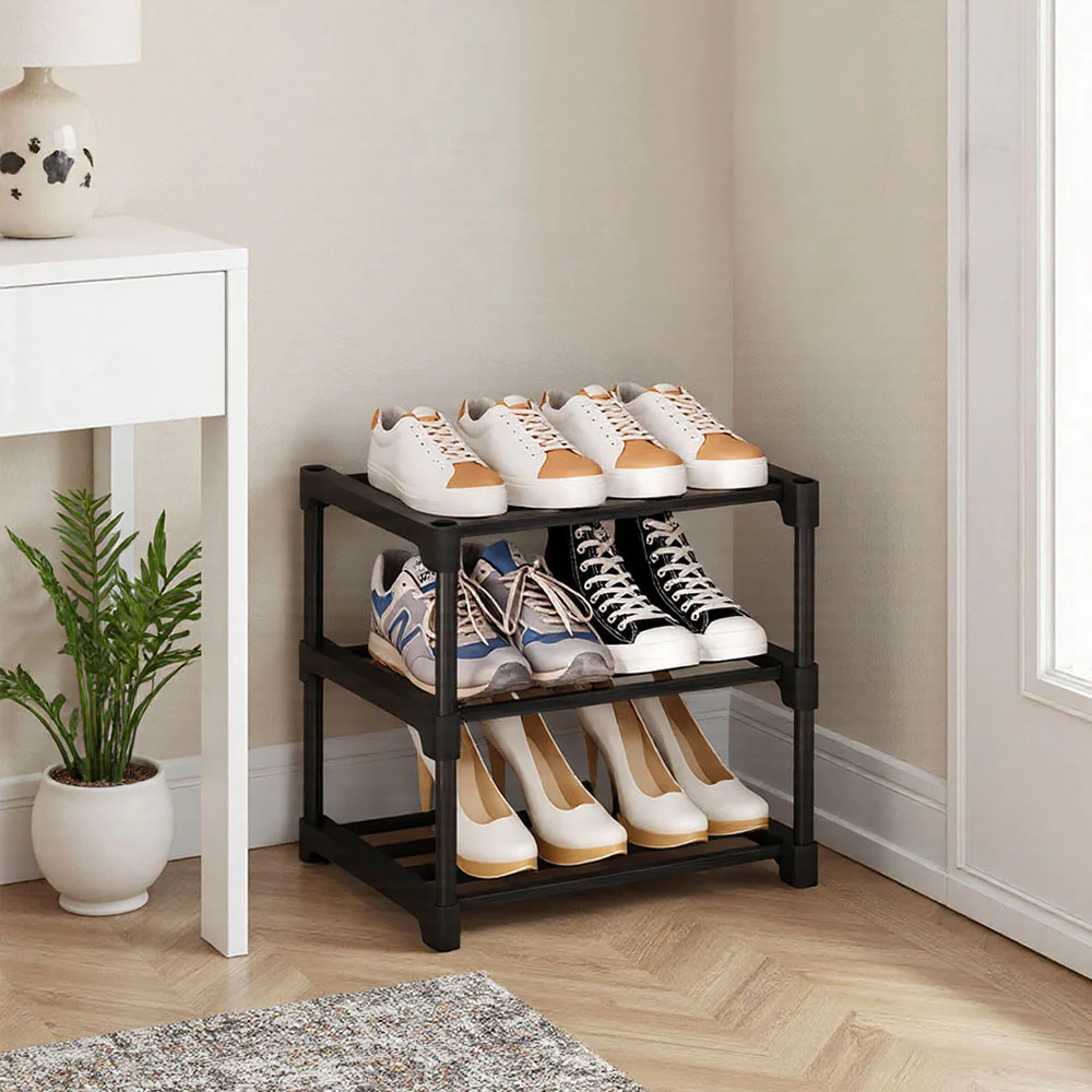 Lifeideas Stackable 3-Level Shoe Organiser - Image 2