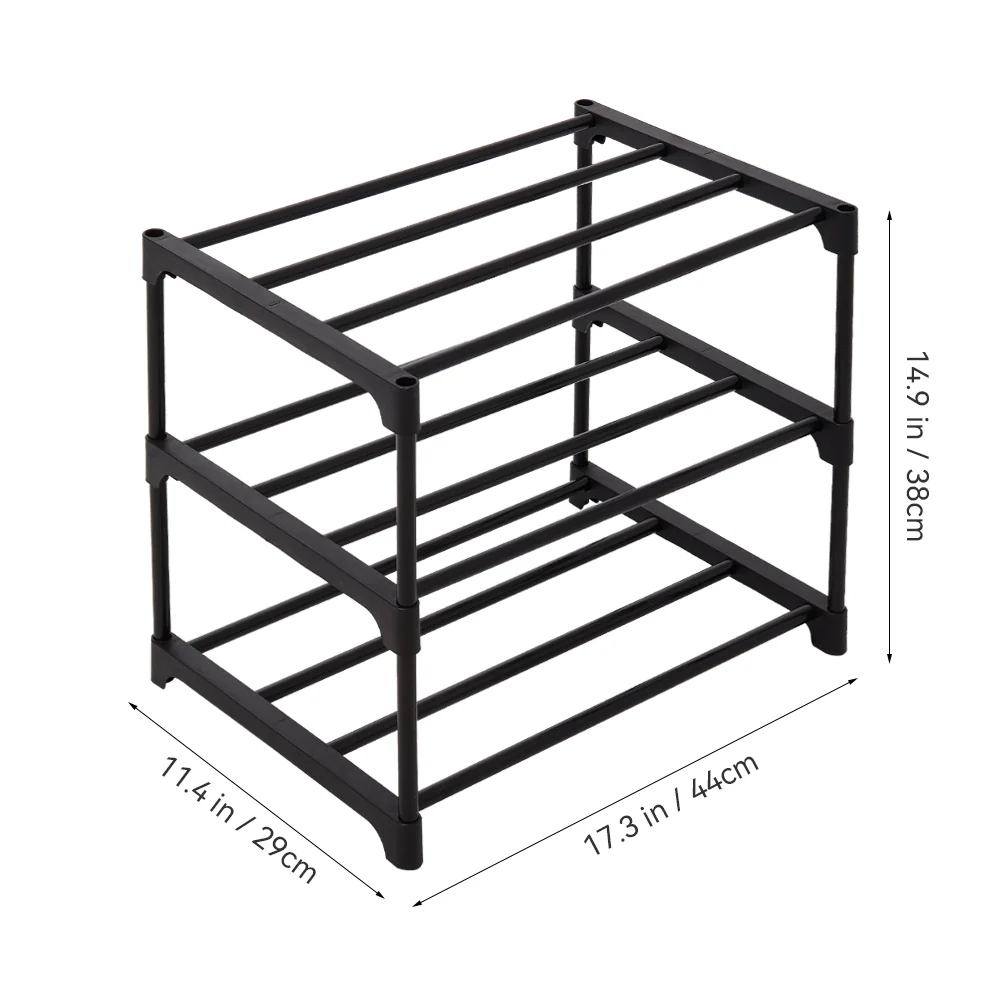 Lifeideas Stackable 3-Level Shoe Organiser - Image 3
