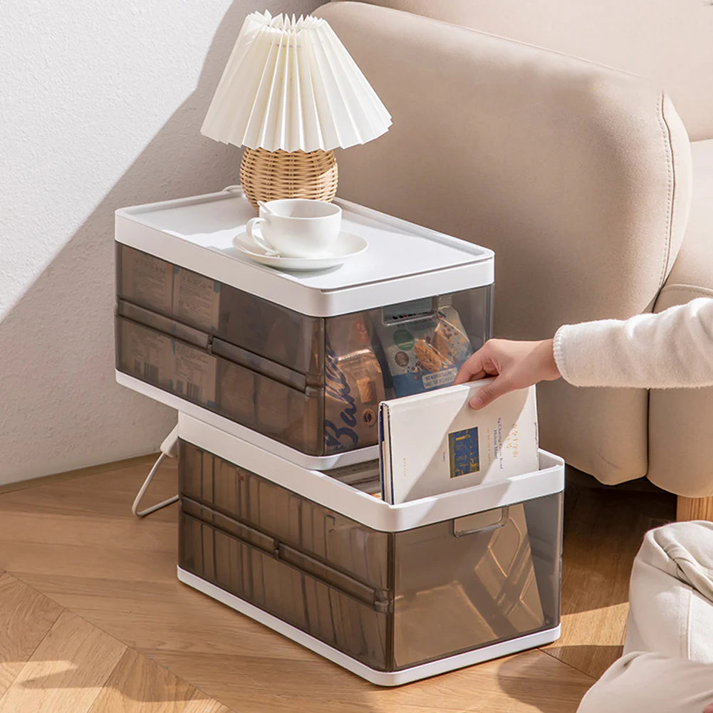 Lifeideas Transparent Foldable Clothes Storage Box - Image 2