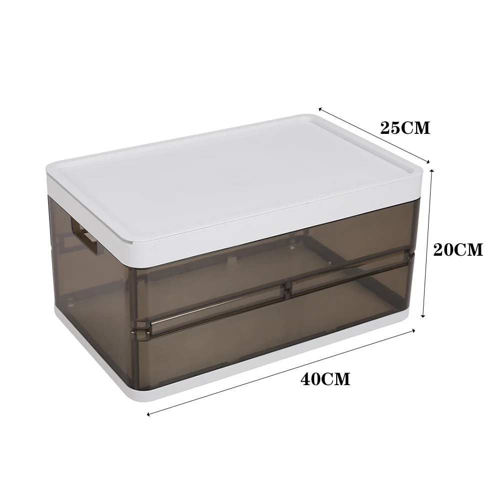 Lifeideas Transparent Foldable Clothes Storage Box - Image 6