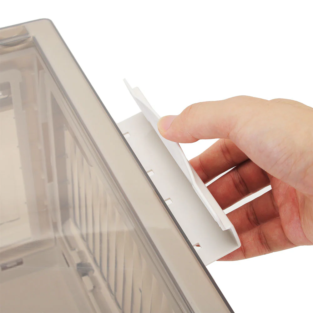 Lifeideas Transparent Folding Storage Box with Wheels - Image 4