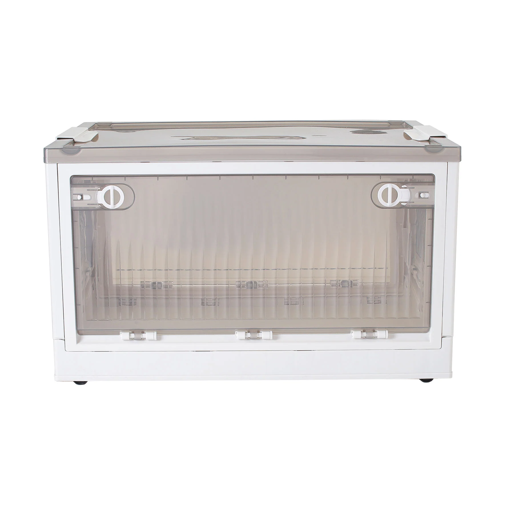 Lifeideas Transparent Folding Storage Box with Wheels - Image 9
