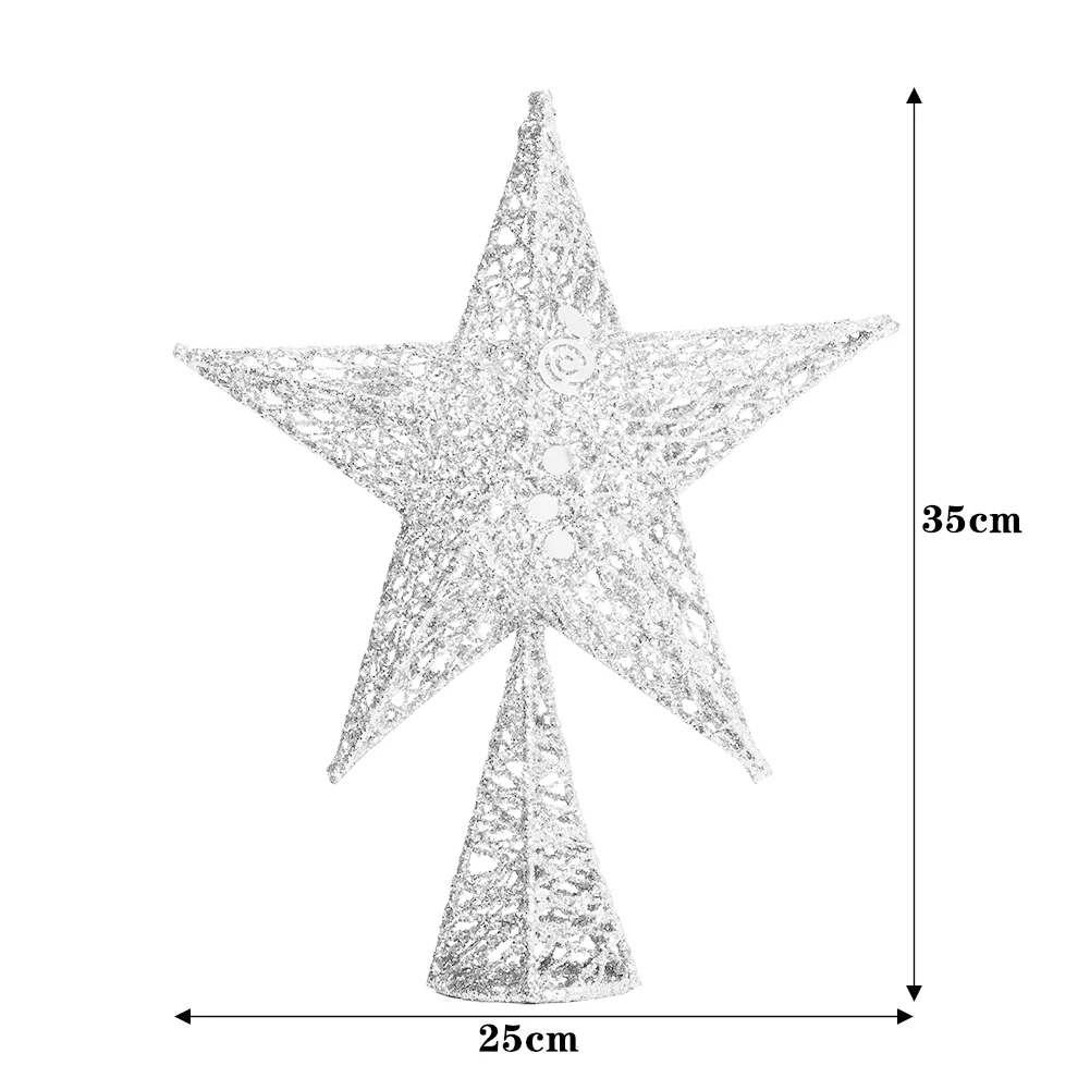 Lifeideas Wrought Iron Star Christmas Tree Topper - Image 7