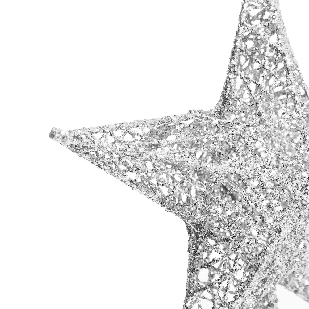 Lifeideas Wrought Iron Star Tree Topper Christmas Decoration - Image 9