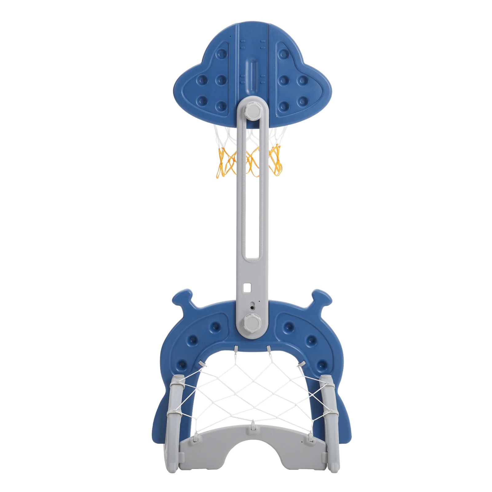 Livingandhome 2-in-1 Toddler Basketball Hoop Football Goal Set - Image 6